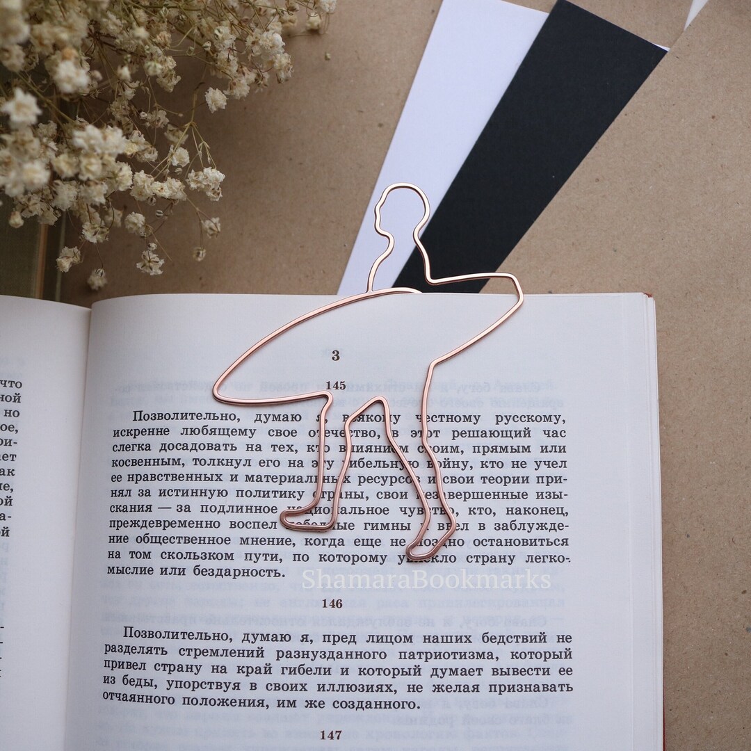 Personalized Wire Bookmark Surfing Bookmark Party Favors Etsy