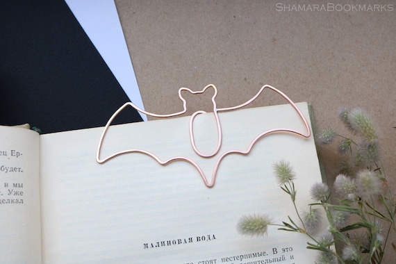 Personalisiertes Draht Lesezeichen Fledermaus Papierklammer Etsy de personalisiertes-draht-lesezeichen-fledermaus-papierklammer-etsy-de