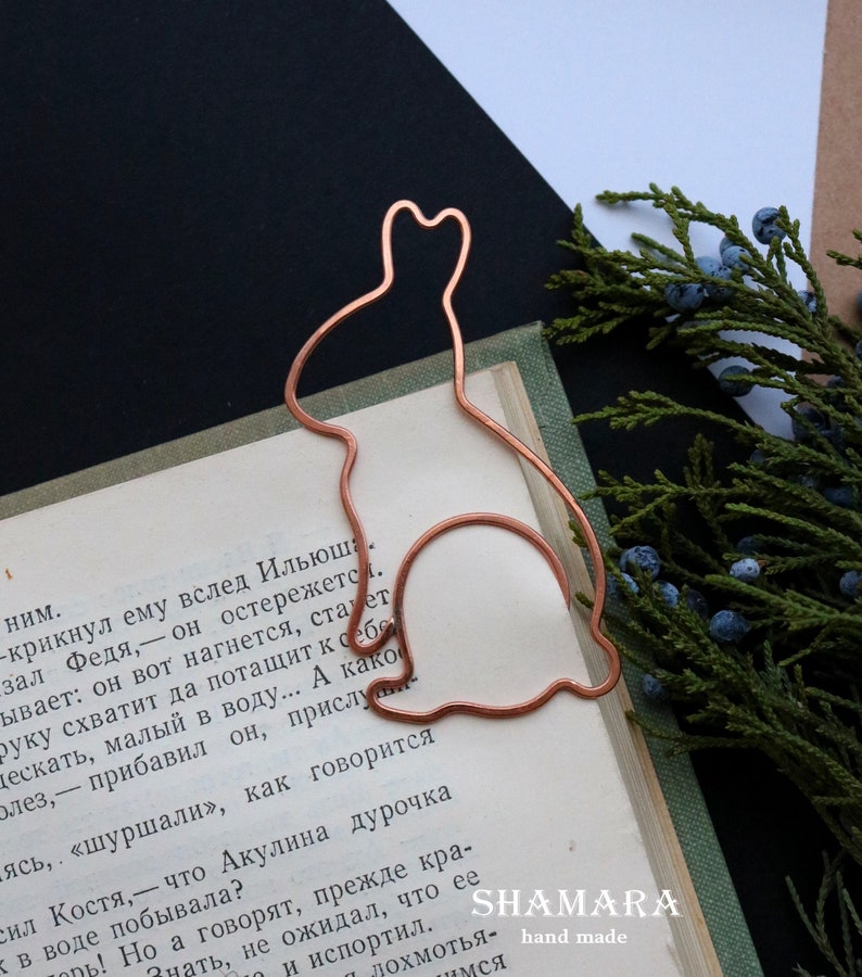 Personalized Wire Bookmark Paperclip Rabbit Gift for - Etsy
