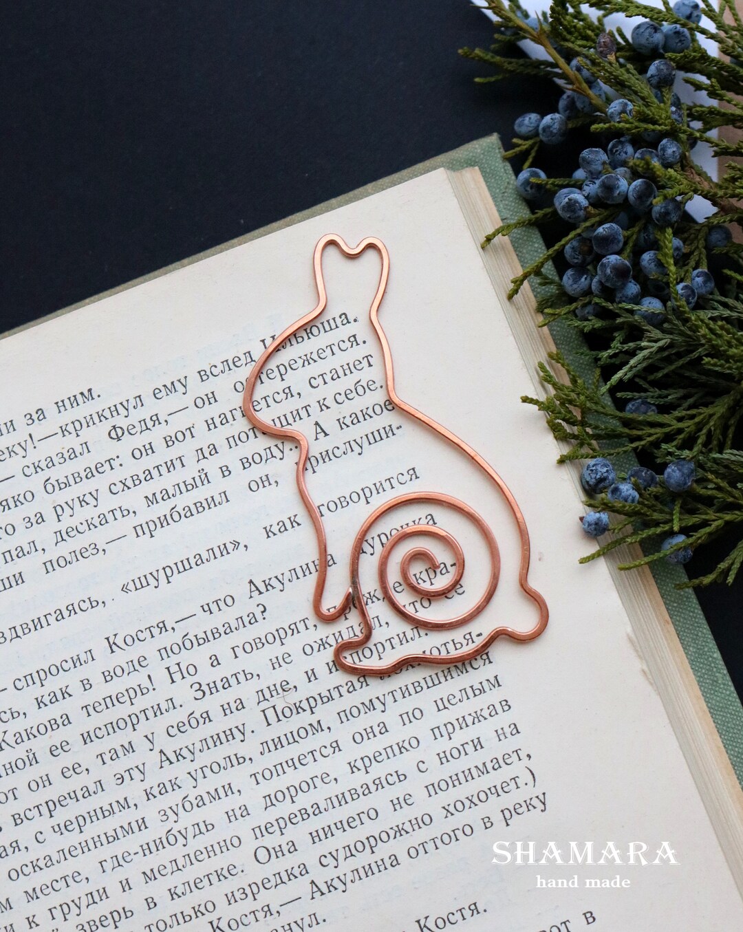 Personalized Copper Wire Bookmark: Rabbit Paperclip, Gift for Book ...