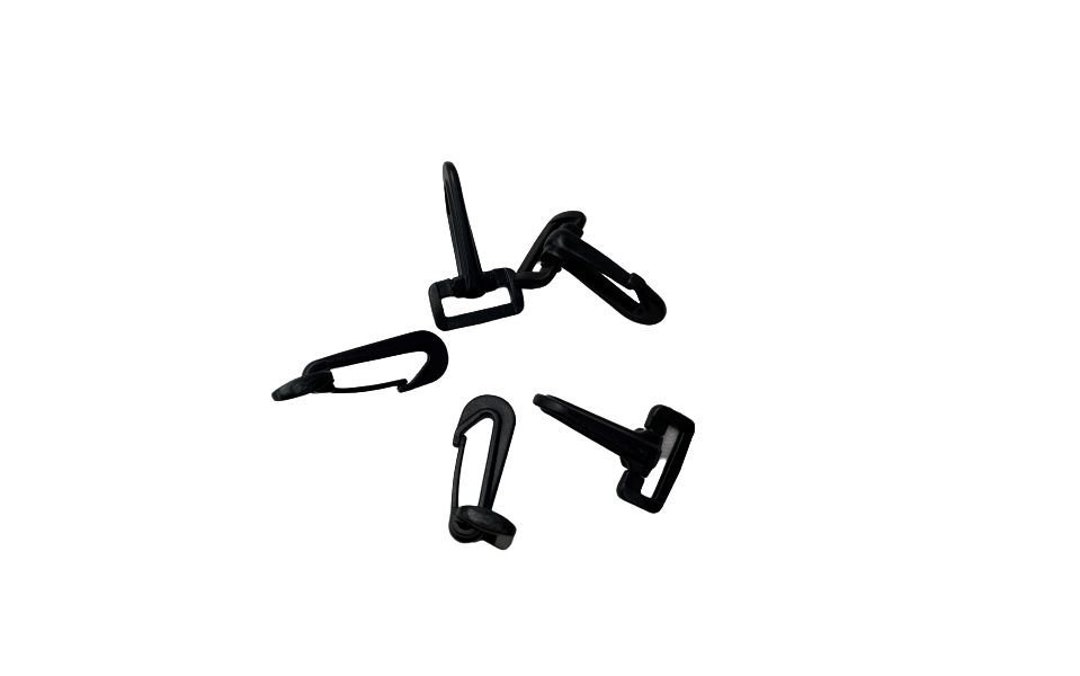 1/2inch14mm Plastic Snap Hook, Plastic Clasp bing Hook Pack or 10