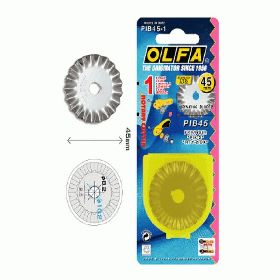 Olfa Pinking Rotary Blade 45 Mm 1 Blade Replacement Blade 