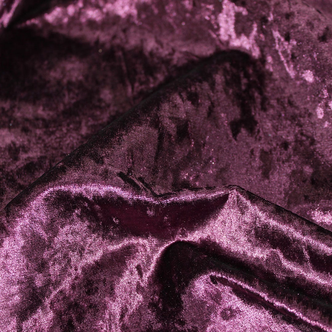 Bling Crushed Velvet Upholstery Fire Retardant Fabric 110 KBT7677F127