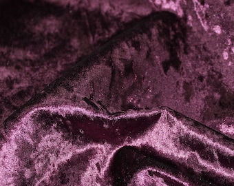 Bling Crushed Velvet Upholstery Fire Retardant Fabric (1-10) - KBT7677-F127-B472