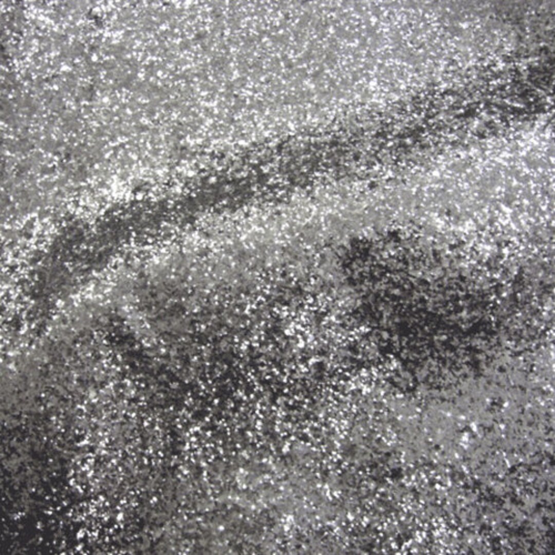 Silver Glitter Fabric Large Flakes (1.80 Metre Length