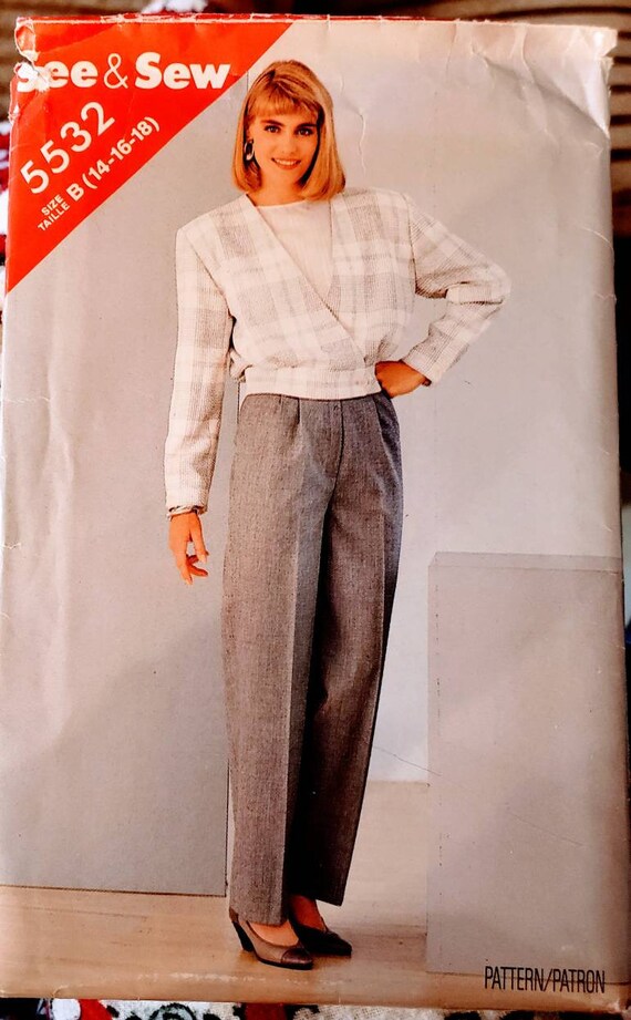 Uncut Butterick 5100 Sz 16-18 Retro Poncho Pattern