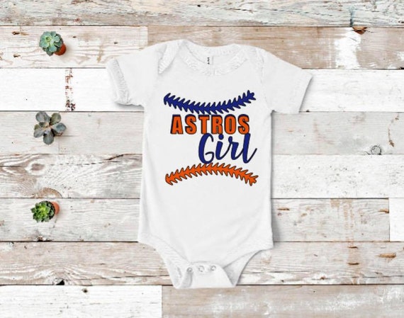 houston astros baby onesie