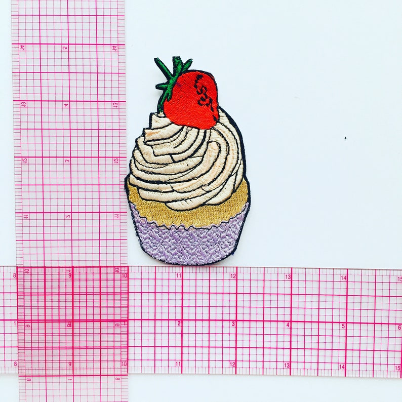 Cupcake Patches for Girls Iron-on Decoration for Clothes