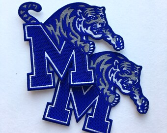Tiger Patches Iron-on, Custom Letter and Colors and Size