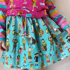 Die Schule der magischen Tiere, Glockenrock aus Canvas, Gr. 98 - 140