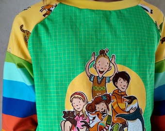 Die Schule der magischen Tiere, Regenbogen, Jersey-Pullover,  für Mädchen und Jungen, Kinder, Babys ab 98-146