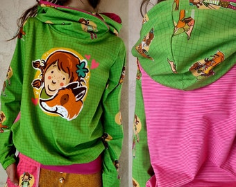 Die Schule der magischen Tiere, Hoodie aus Jersey, pink, mit Wickelkapuze  für Mädchen und Jungen, Kinder, Babys ab 92-146