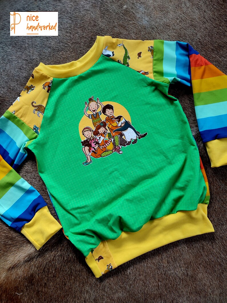 Die Schule der magischen Tiere, Regenbogen, Jersey-Pullover, für Mädchen und Jungen, Kinder, Babys ab 98-146 Bild 9