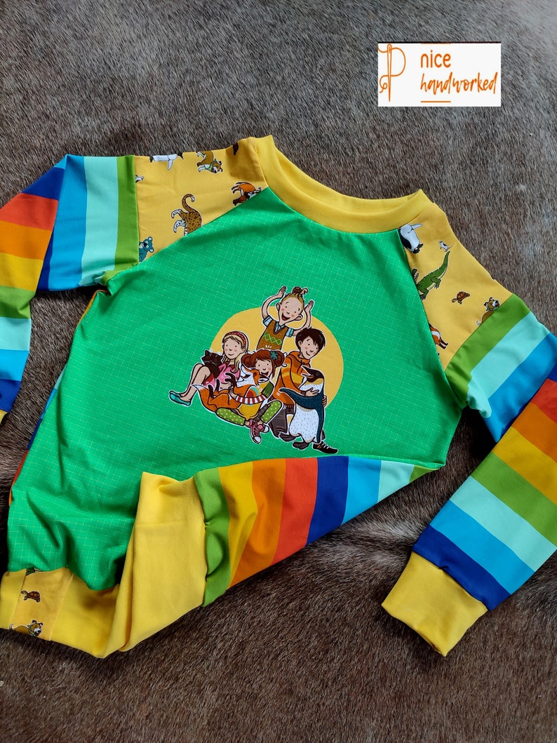 Die Schule der magischen Tiere, Regenbogen, Jersey-Pullover, für Mädchen und Jungen, Kinder, Babys ab 98-146 Bild 2