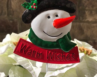 Westland Frosty Tidings Let It Snow Snowman Retired Figurine 19202 