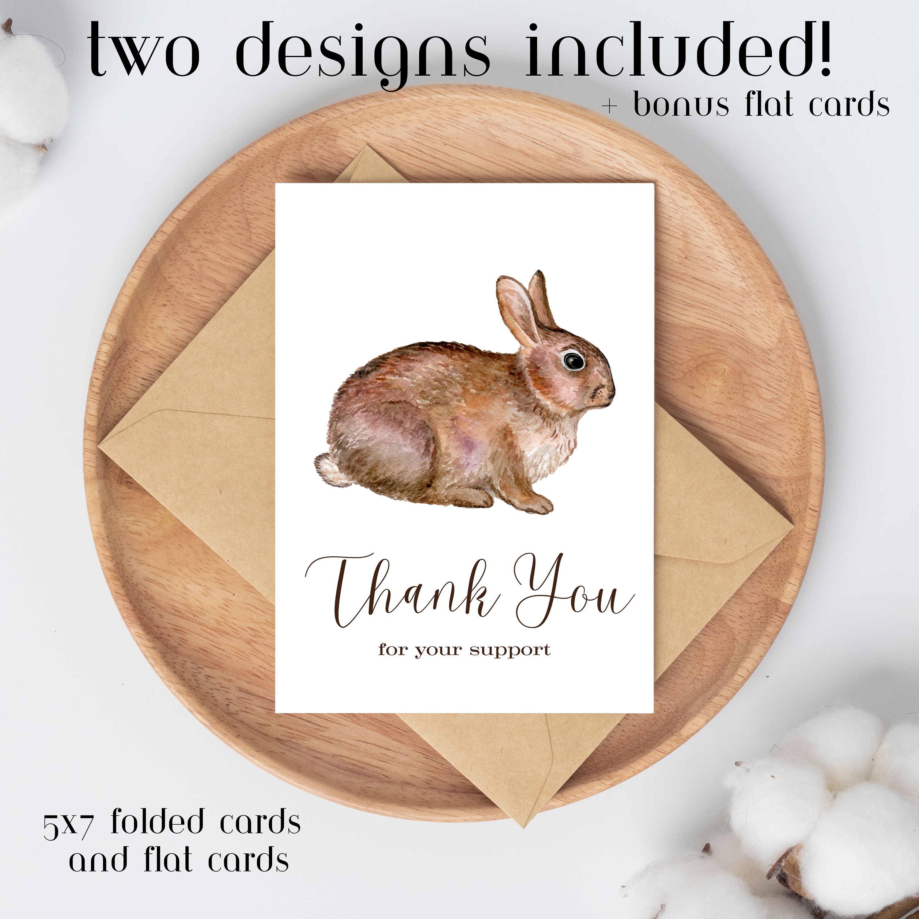 Printable 4-H Fair Animal Showing Thank You Support Card Rabbit Showing ...