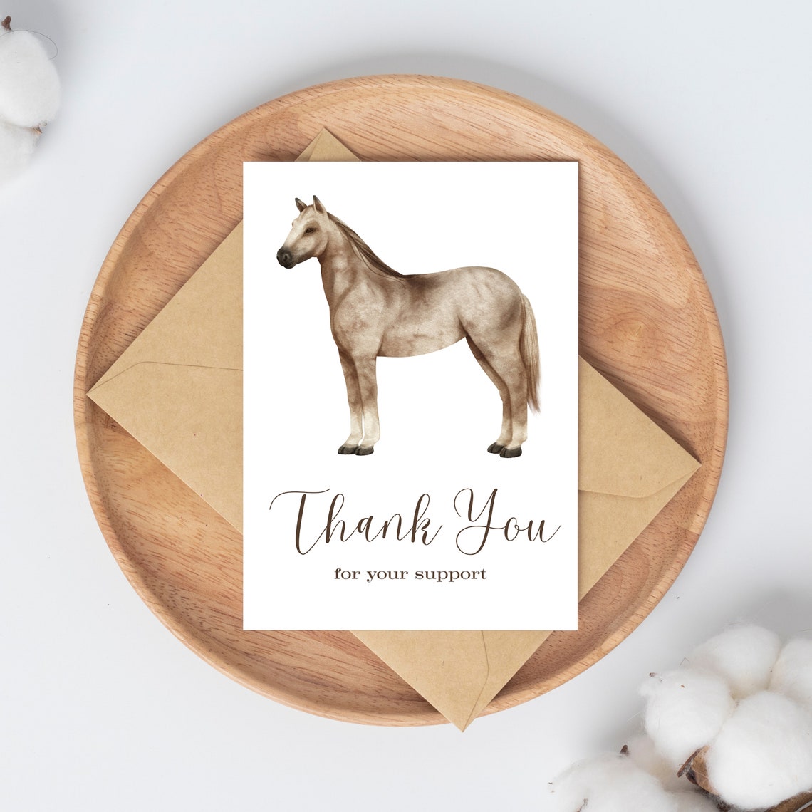 Printable Horse Thank You Cards Perfect for the 4-H Fair Horse Shows or ...