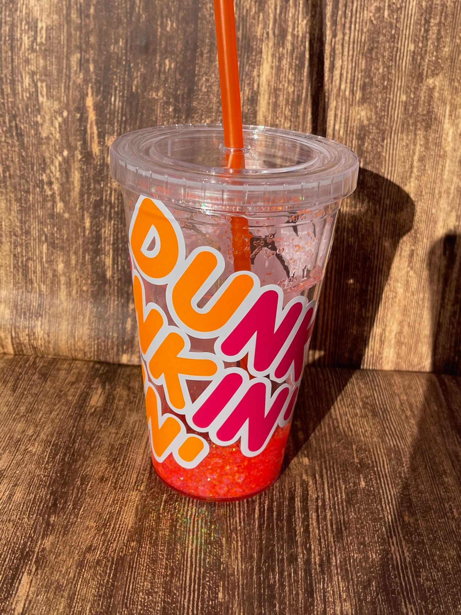 Dunkin cold cup/Dunkin snow globe/Dunkie Junkie snow | Etsy