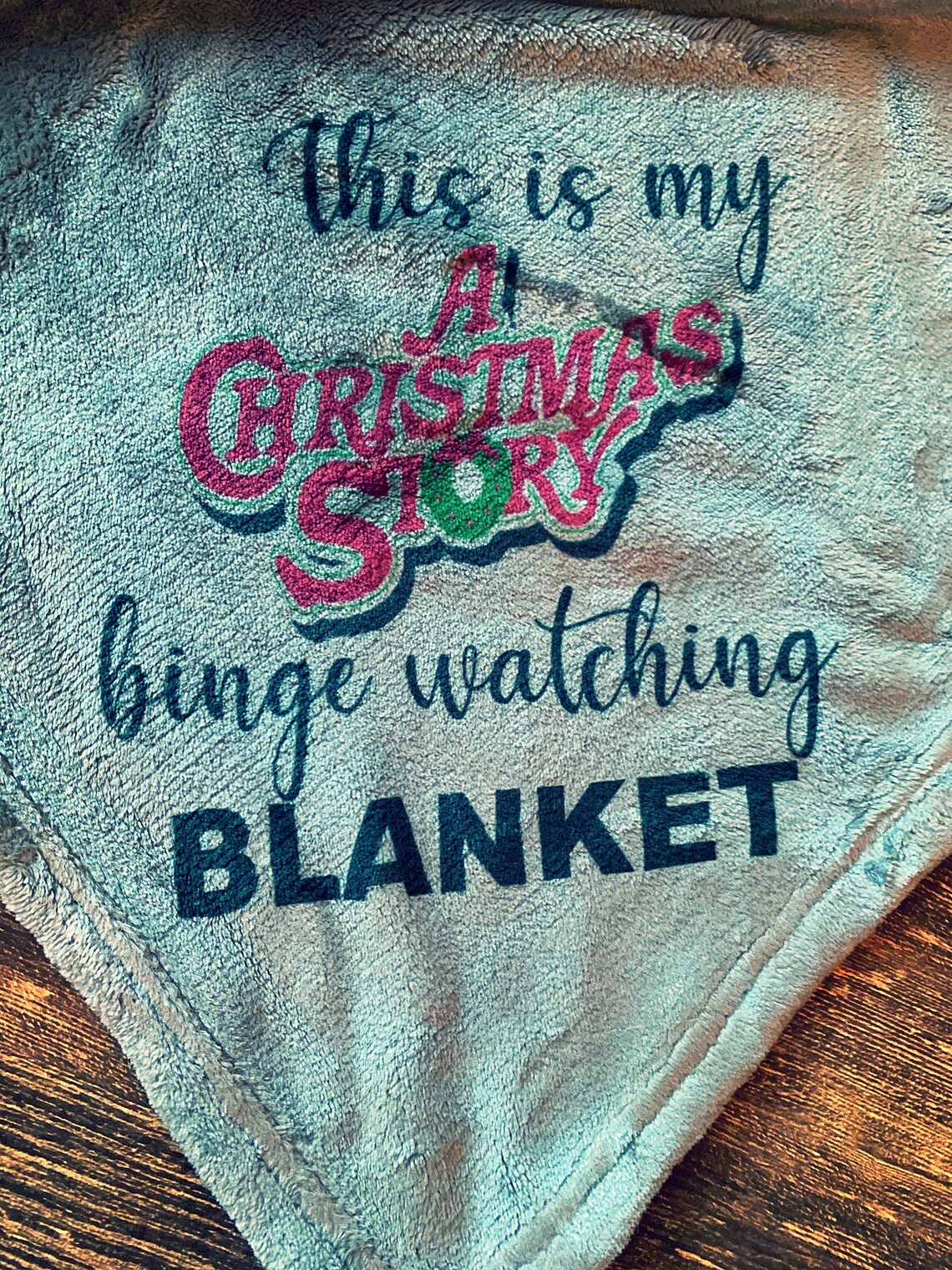 Christmas story blanket/christmas story throw/binge | Etsy