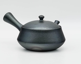 Japanese Kyusu - 藤田徳太 Fujita Tokuta - Kaiyaki Metallic Tokoname Teapot - 250ml