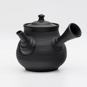 Japanese Kyusu - 村越風月 Murakoshi Fugetsu - Sujihiki Tokoname-yaki Kokudei Teapot - 270ml