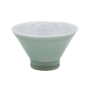 Asahi-yaki - Celadon Asagao-gata Senchawan - 60ml