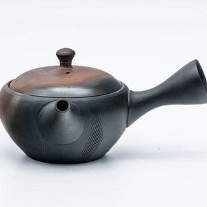 Japanese Kyusu - 玉光 Gyokko Kiln - Kokudei Kushime Yōhen Tokoname-yaki Ceramic Teapot - 100ml