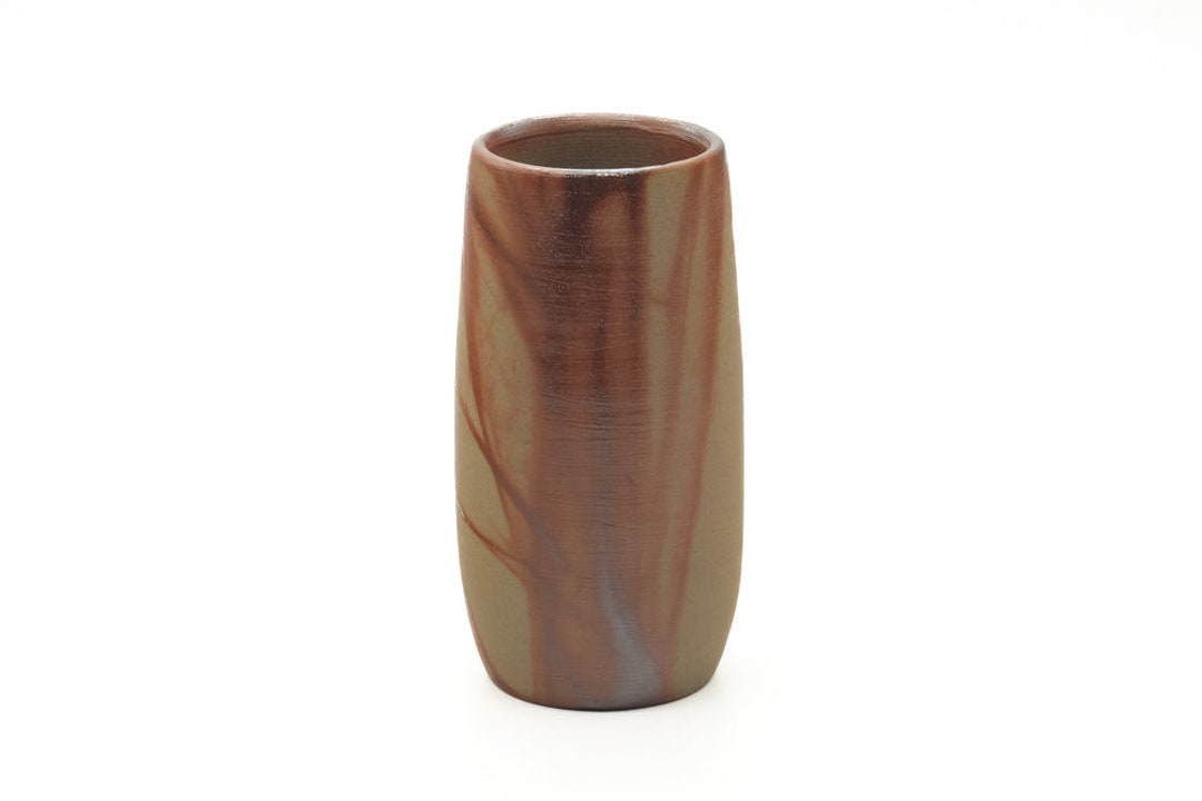Japanese Vase Orange Hidasuki Rice Straw Bizen yaki Hanaire 400ml japanese-vase-orange-hidasuki-rice-straw-bizen-yaki-hanaire-400ml