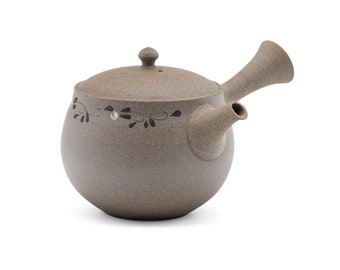 急須 急須 220ml 紫泥 紫泥藤文 藤井一休作 萬古焼、Nippon2You - Etsy