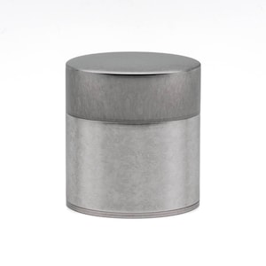 Japanese Chazutsu - 江東堂 Kotodo - Silver Metal Tea Canister - 100g