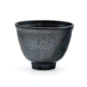 Japanische Teetasse - 菅原顕lin Kengo Sugawara - Classic Black Yunomi - 100ml