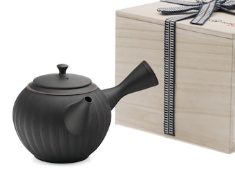 Japanese Kyusu - 玲光 Reikō - Kushime Shudashi Kokudei