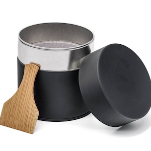 Japanese Matcha Sifter - 江東堂 Kotodo - Metal Tea Canister