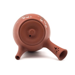 Japanese Kyusu - 都築青峰 Tsuzuki Seihō - Sakura Shudei Tokoname Teapot - 200ml image 6