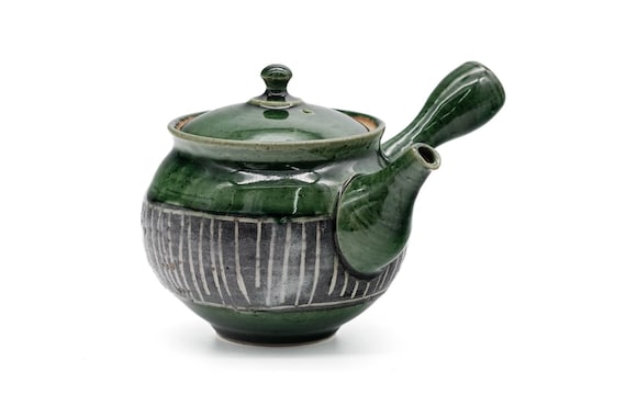 急須 - 前川淳蔵 Junzo Maekawa - 緑織部釉常滑焼急須 - 280ml - Etsy 日本