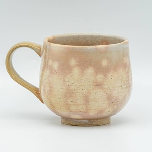 Japanische Teetasse - rosa Gohonte Hagi-yaki Ushirode Yunomi - 100ml