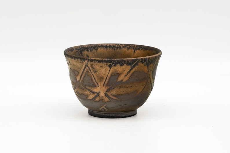 Tezumi Kurokinsai Kiyomizu Yunomi Teacup - Thumbnail 4