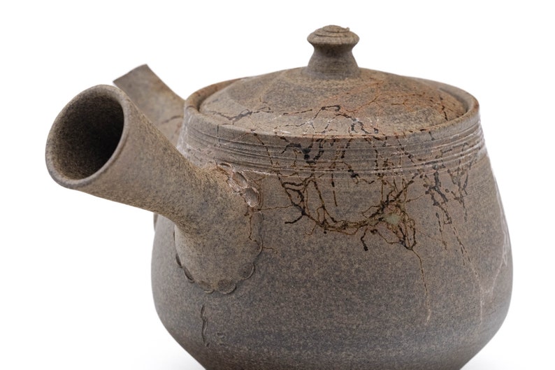 Tanikawa Jin Mogake Tanka Tokoname Teapot - Thumbnail 5