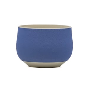 Japanische Teetasse - 陶ENG  von Tosen Kiln - Matte Blue Yunomi - 120ml