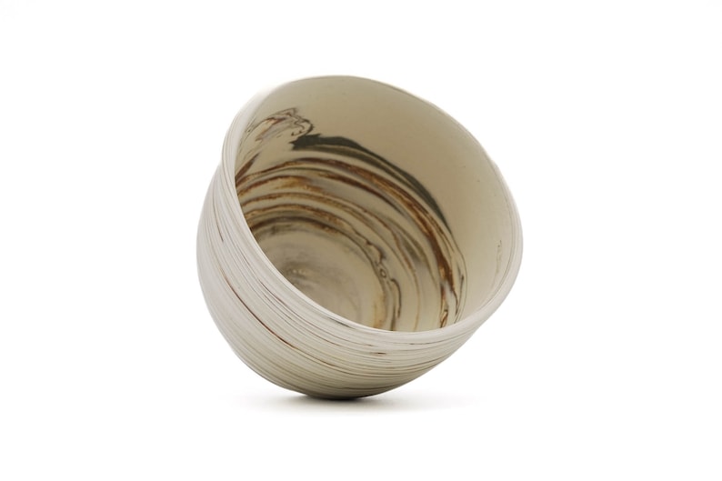Kenji Kiln Nerikomi Tokoname-yaki Yunomi Teacup - Thumbnail 2