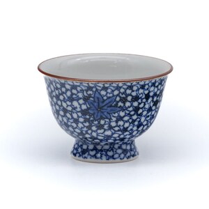Japanische Teetasse - 貞雲 Teiun - Momiji Sakura Sometsuke Senchawan - 40ml