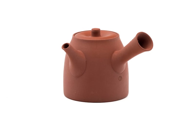 Japanese Kyusu - 都築青峰 Tsuzuki Seihō - Sakura Shudei Tokoname Teapot - 200ml image 4