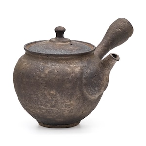 Japanese Kyusu - 前川淳蔵 Junzō Maekawa - Rustic Kurogane Tokoname-yaki Teapot - 250ml