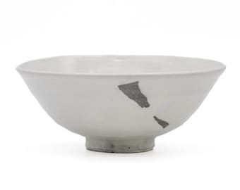 日本の抹茶茶碗 - 翠華園 Suikaen - 華ピンク花ガラス注ぐ茶わん