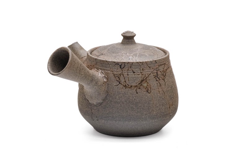 Tanikawa Jin Mogake Tanka Tokoname Teapot - Thumbnail 3