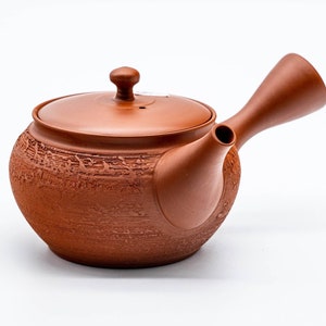 Japanese Kyusu - 玉光 Gyokko Kiln - Matsugawa Textured Tokoname-yaki Ceramic Teapot - 250ml