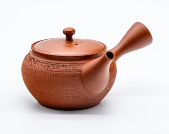 Japanese Kyusu - 玉光 Gyokko Kiln - Matsugawa Textured Tokoname-yaki Ceramic Teapot - 250ml