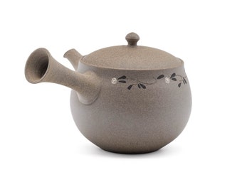 急須の形をした
オブジェ 日本急須 - 都築豊 都築豊 - 花柄焼締常滑焼急須 - 320ml - Etsy