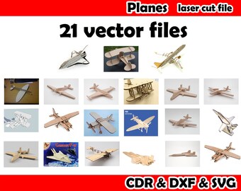 Airplane Puzzle Etsy
