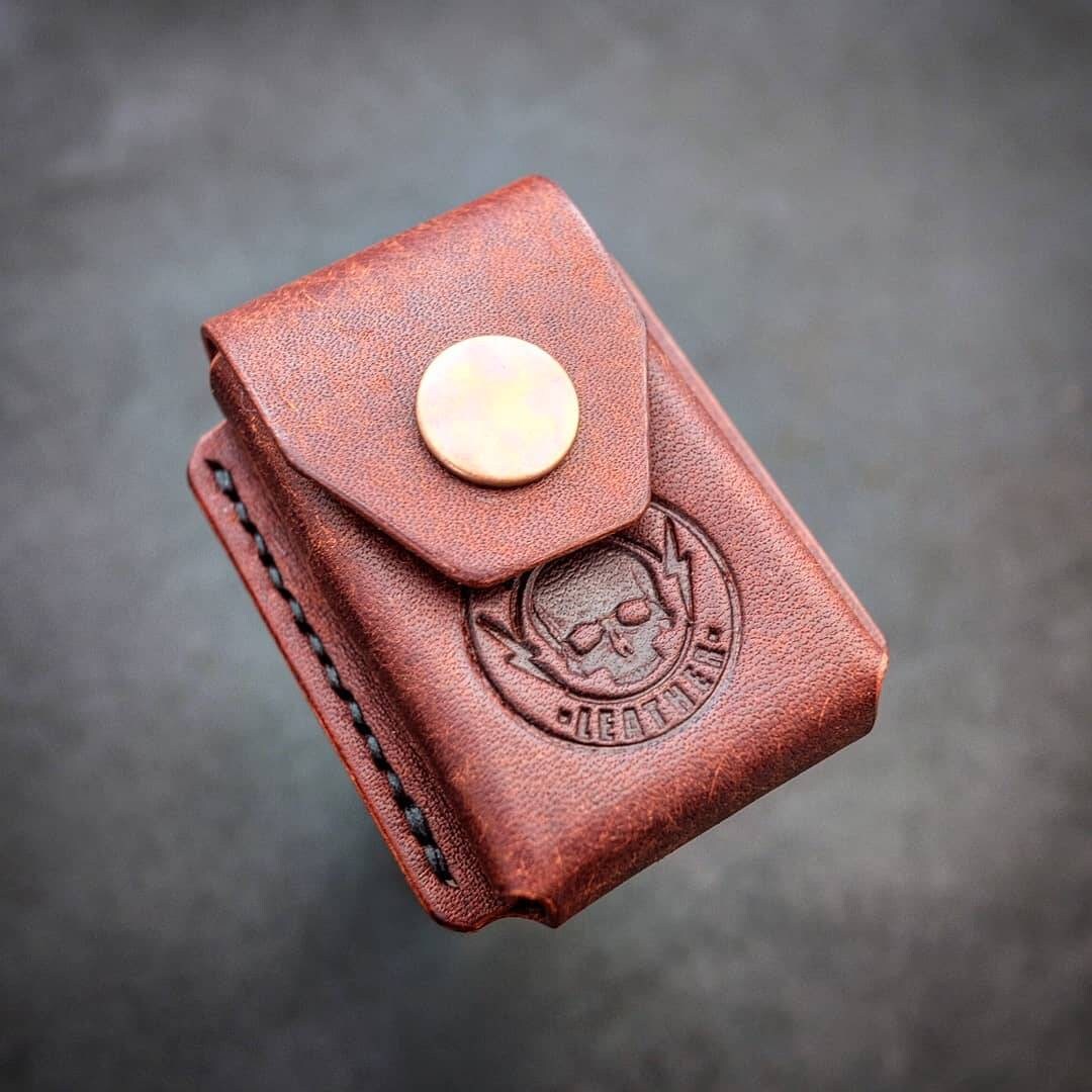 Leather Lighter Pouch Leather Accessories Lighter Pouch Etsy